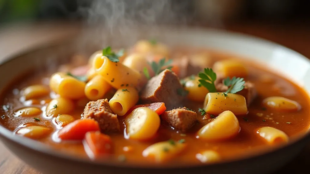 Bowl of hearty stew