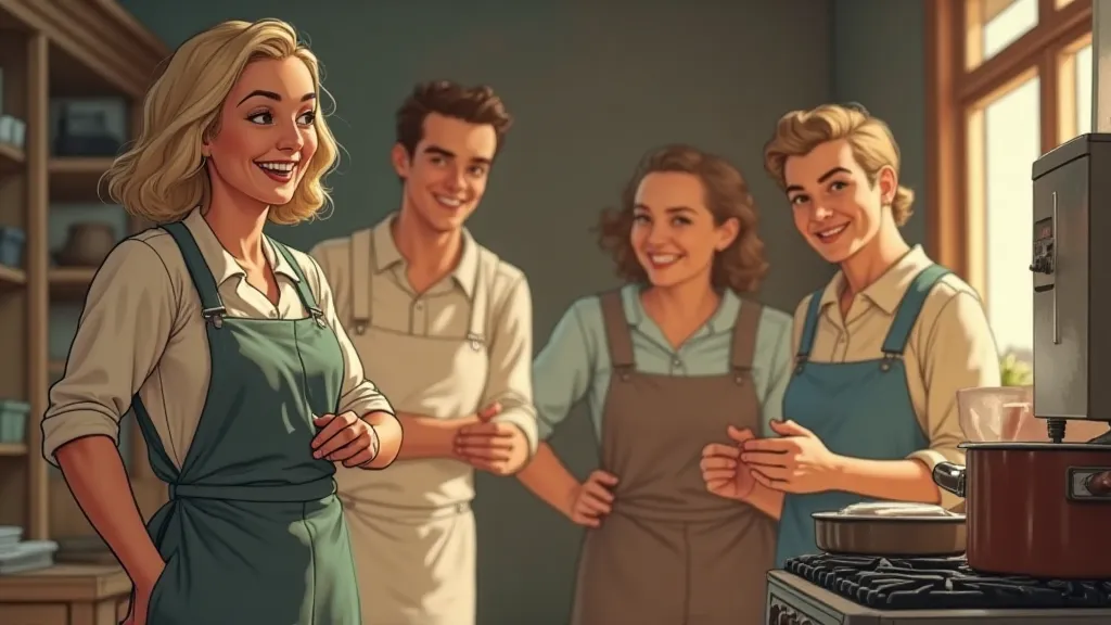 Woman cooking Sloppy Joes